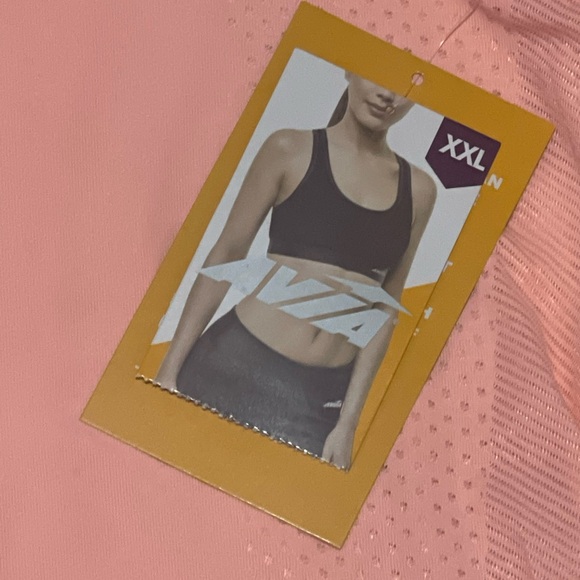 Avia Women’s and Women's Plus Perforated Performance T-Shirt with Short Sleeves - Picture 16 of 16